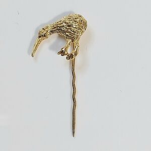 Vintage Gold Kiwi Bird Stick Pin